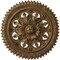 Ekena Millwork York Ceiling Medallion (Fits Canopies up to 3 5/8"), Hand-Painted Rubbed Bronze, 21 5/8"OD x 2 1/2"P CM21YORZS - alternate 1